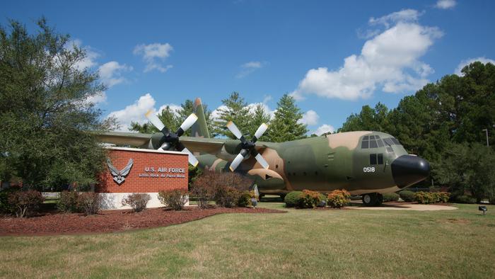 Lockheed C-130A Hercules Static Display LRAFB